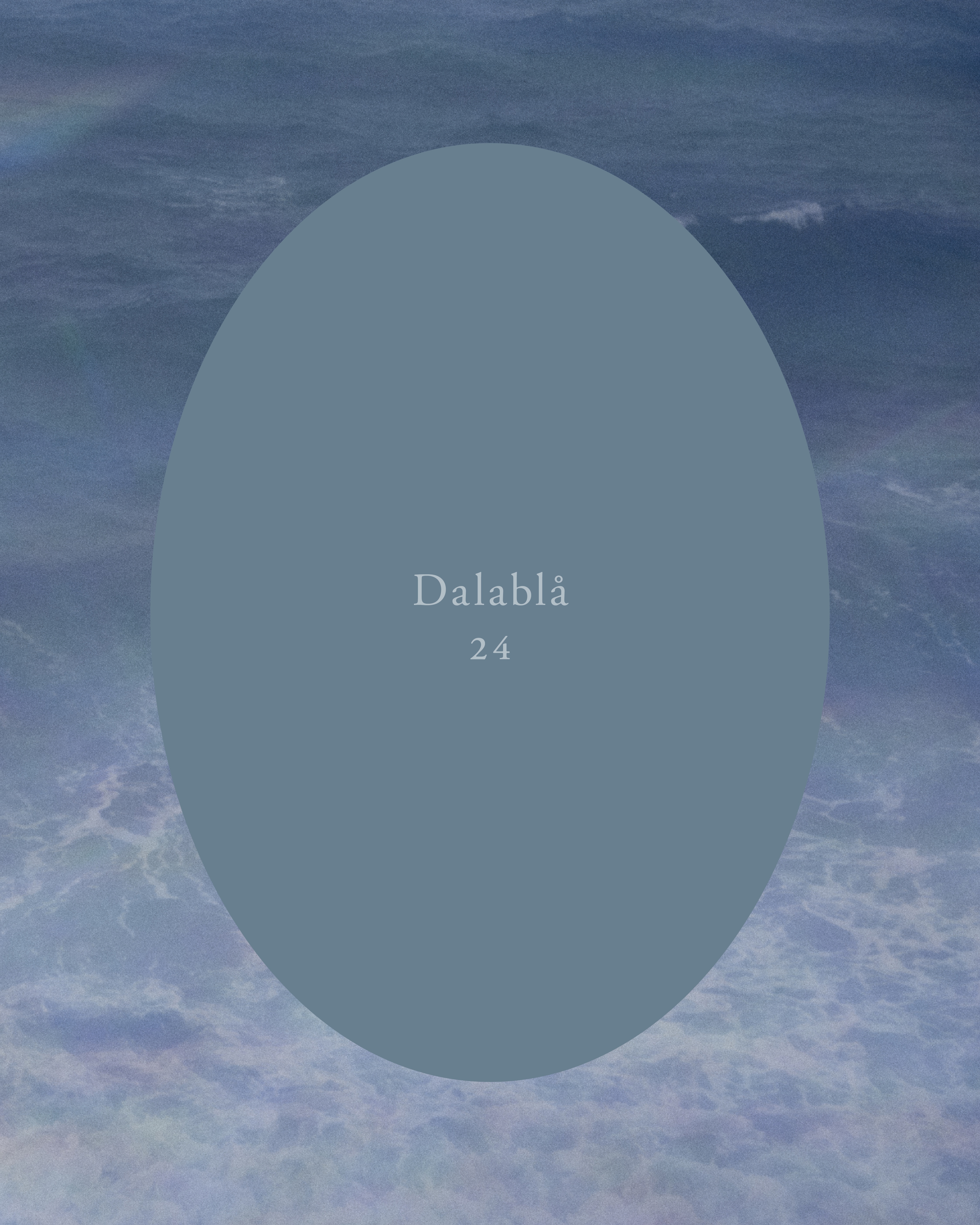 graphic image of the colour Dalablå