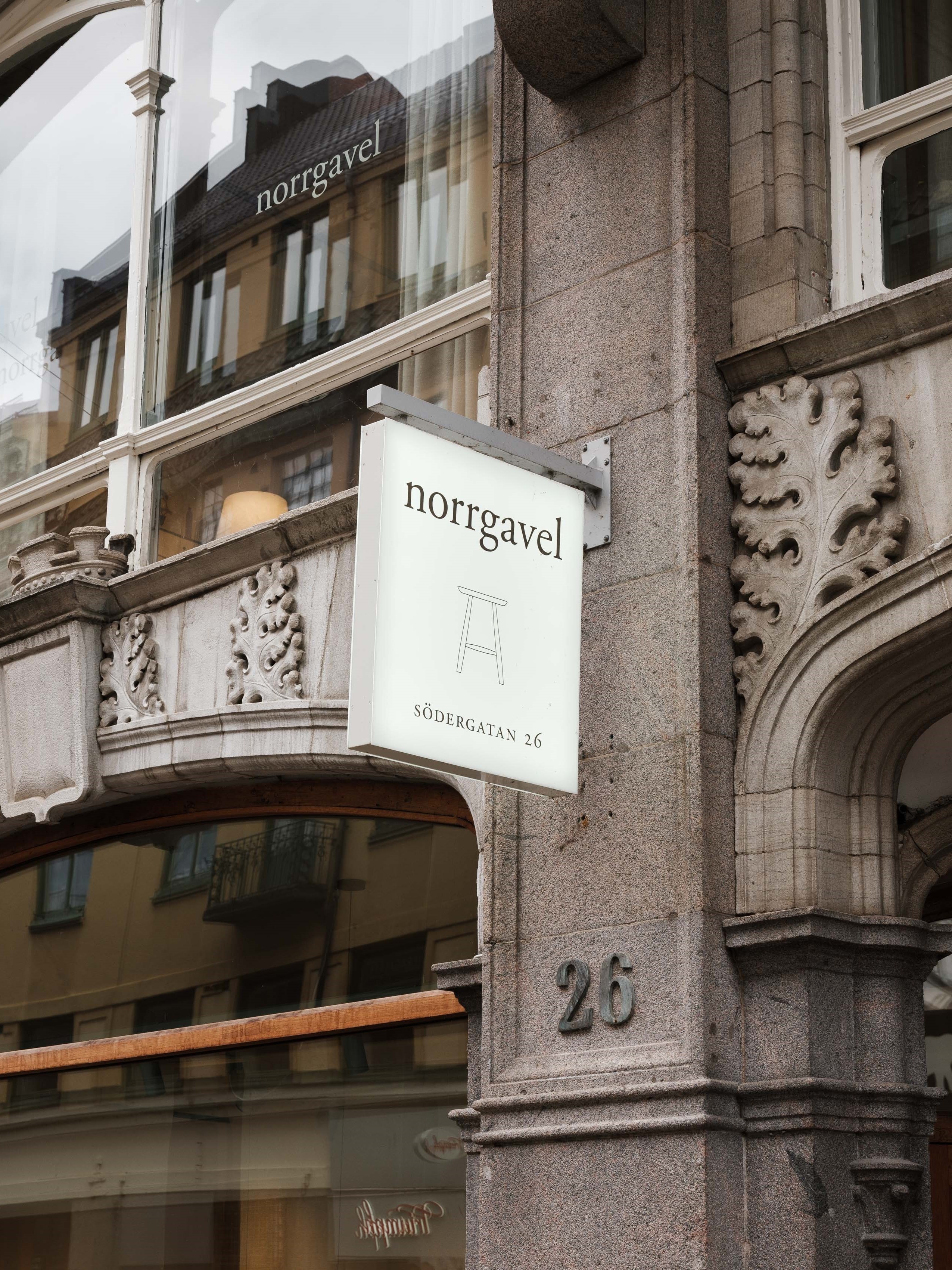 Butiksfasad Norrgavel Malmö