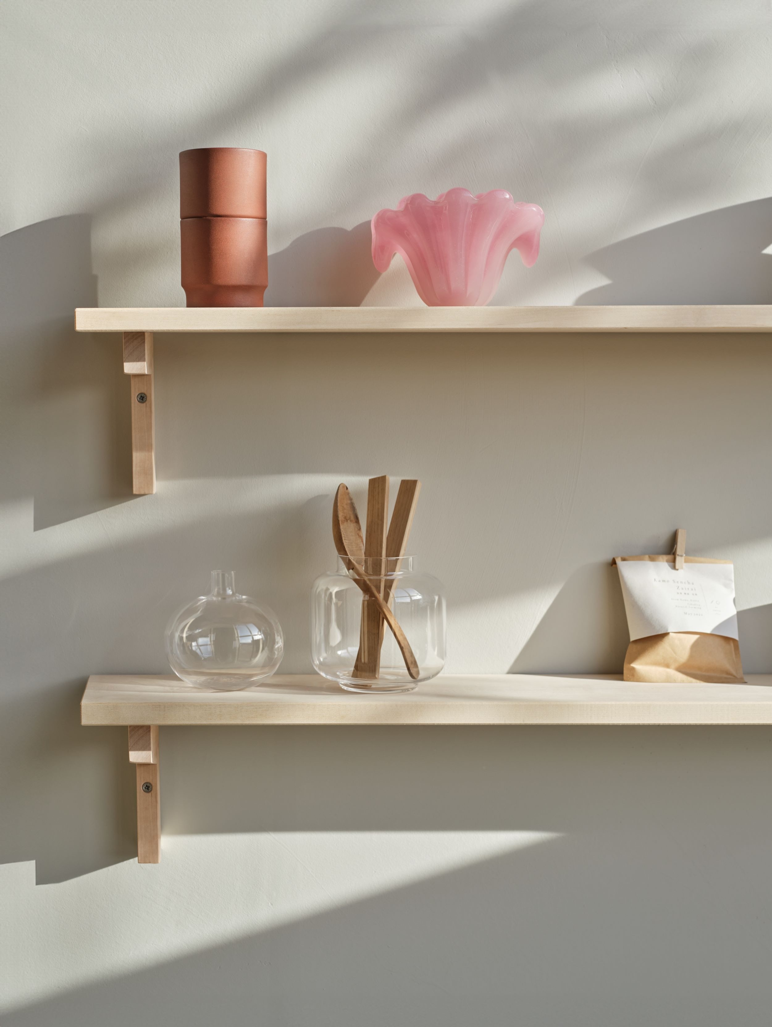 shelves and brackets