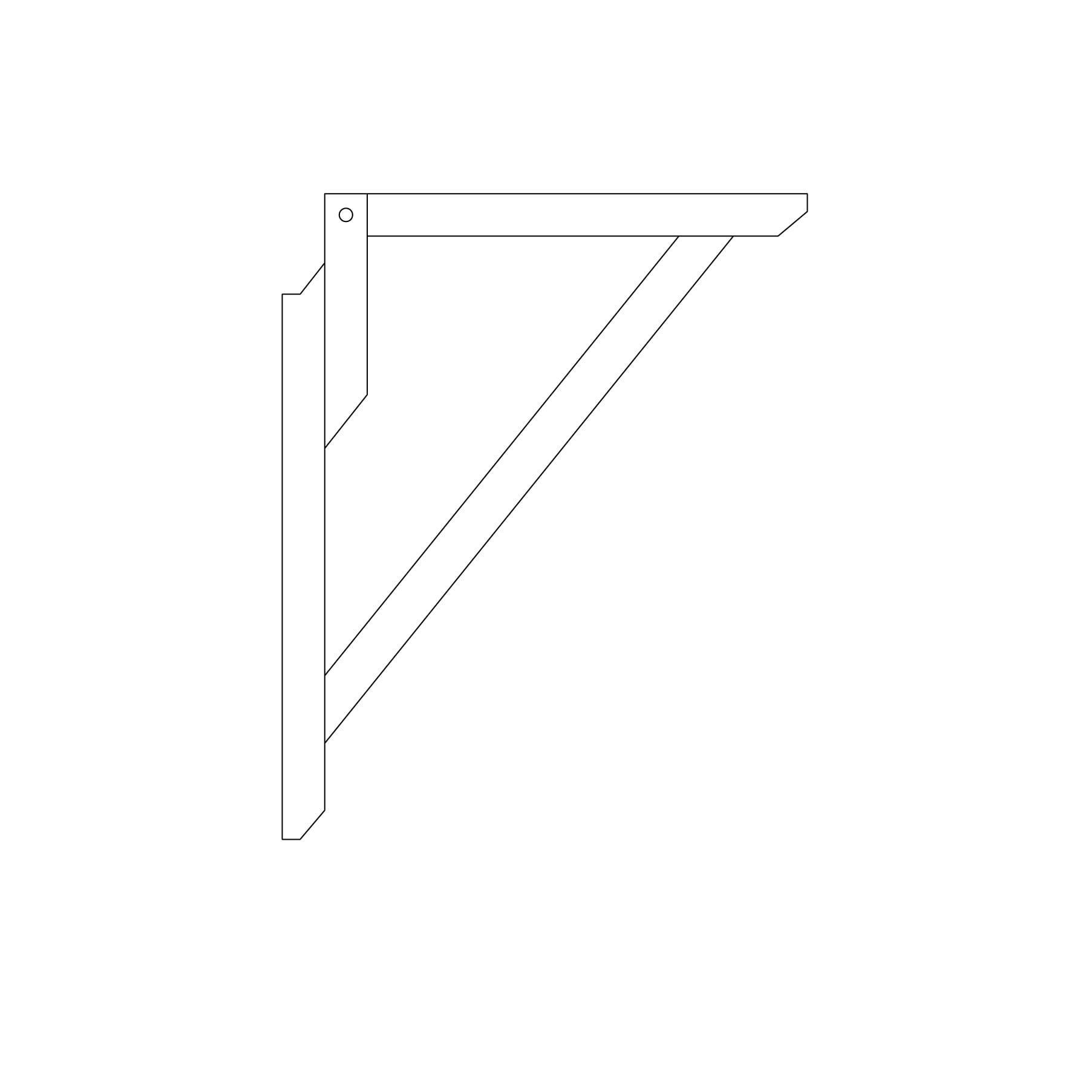 Bracket for back rail