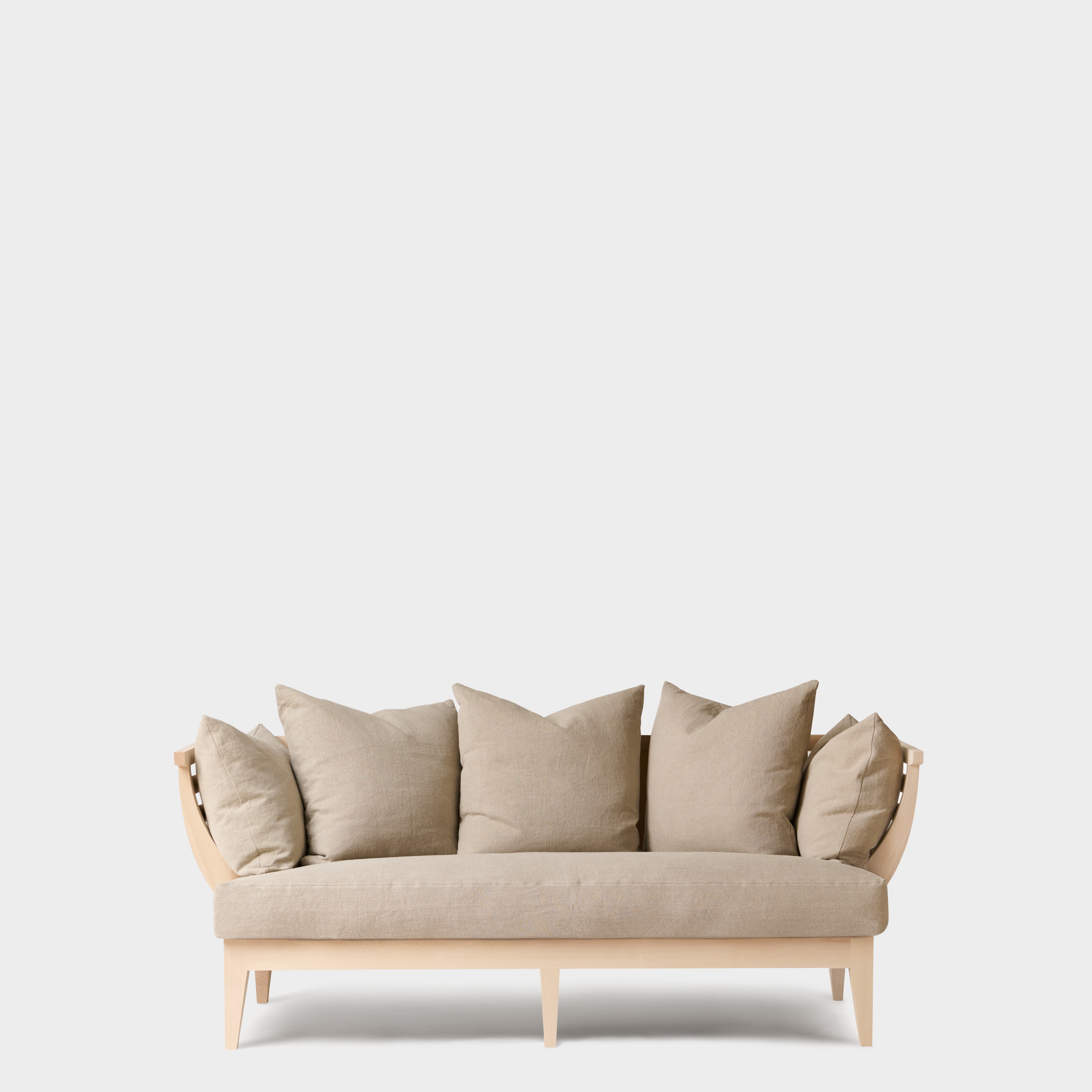 Wooden sofa 3-seater