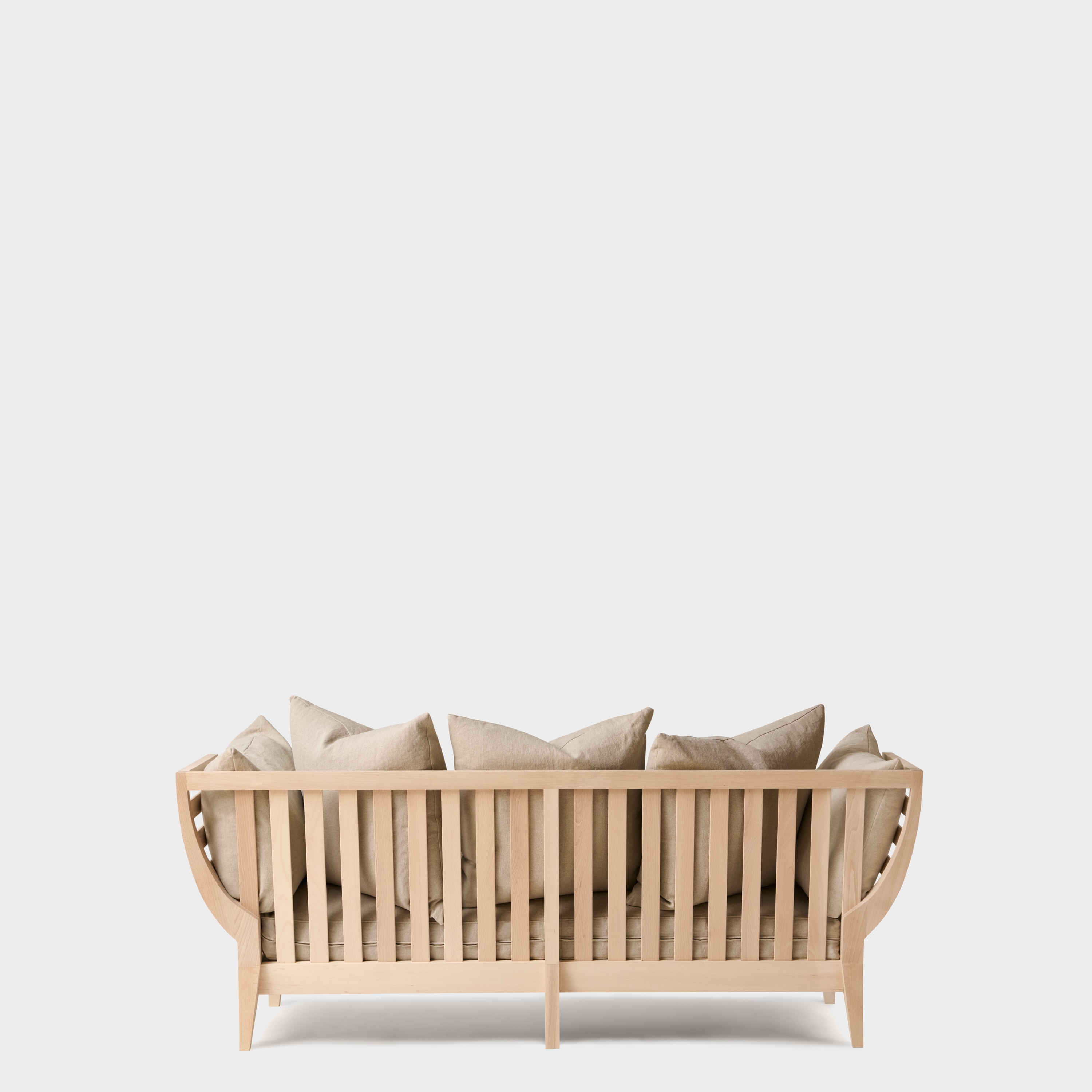 Wooden sofa 3-seater