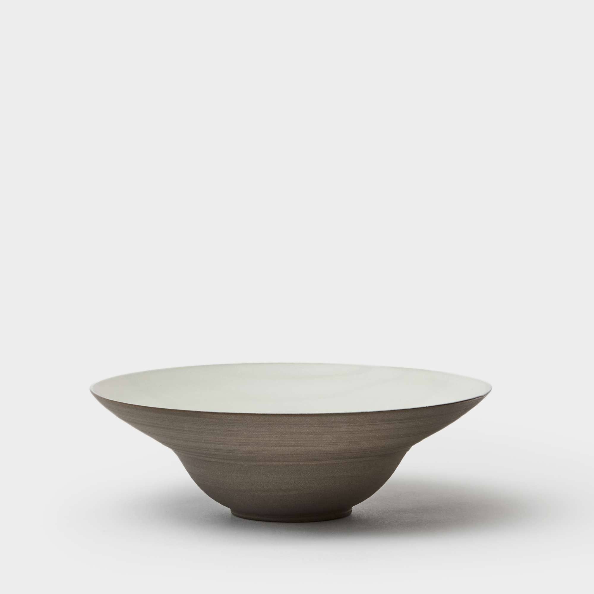 Pasta bowl white/brown 25 cm -