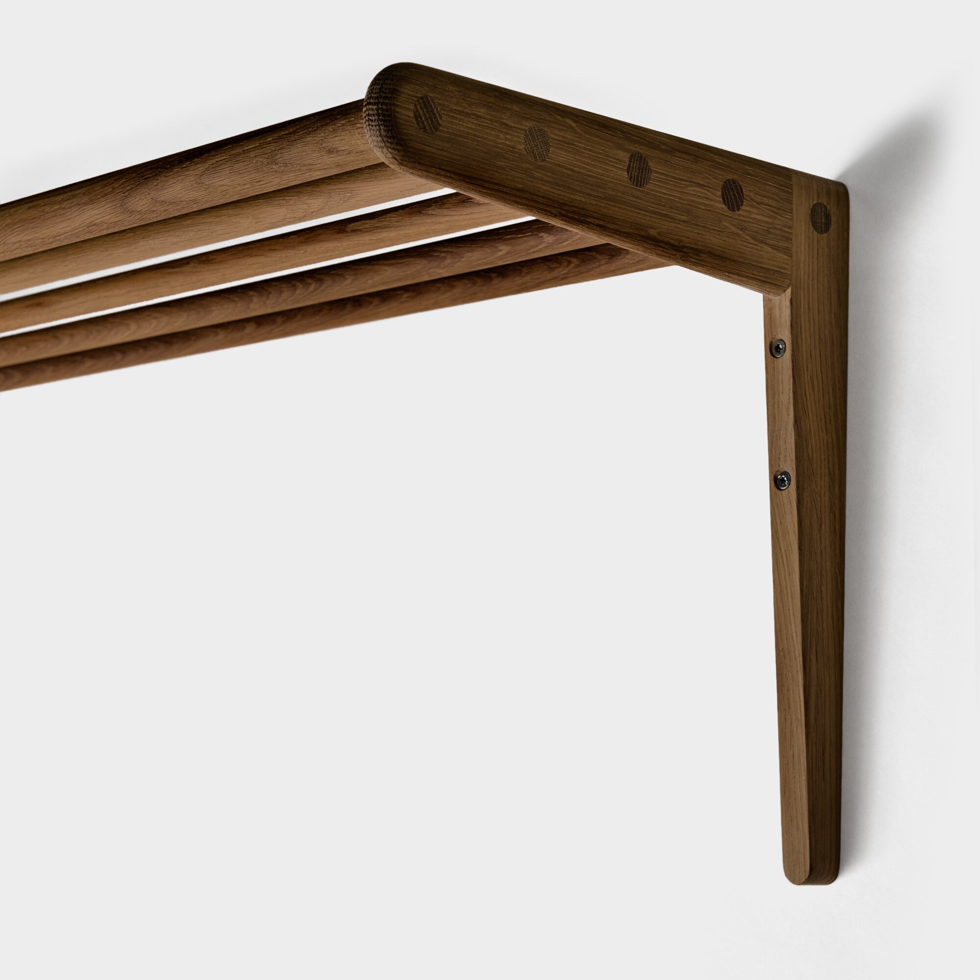 Coat rack Konsol Oak 70 cm