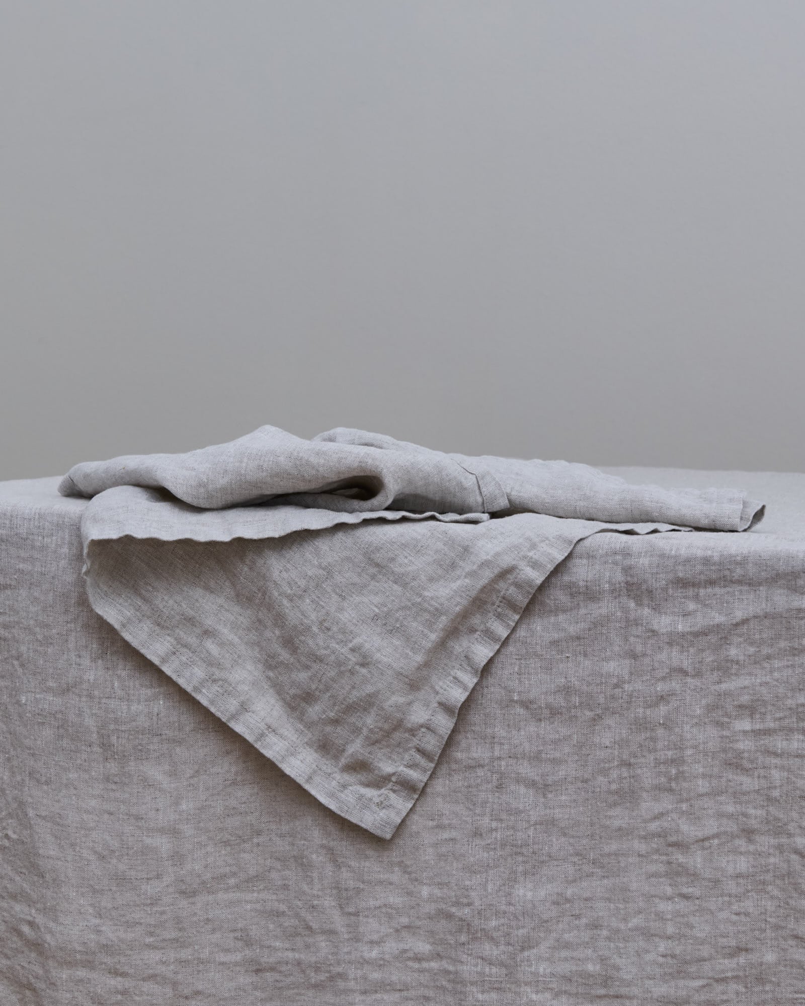Linen tablecloth Natural 150x340 cm