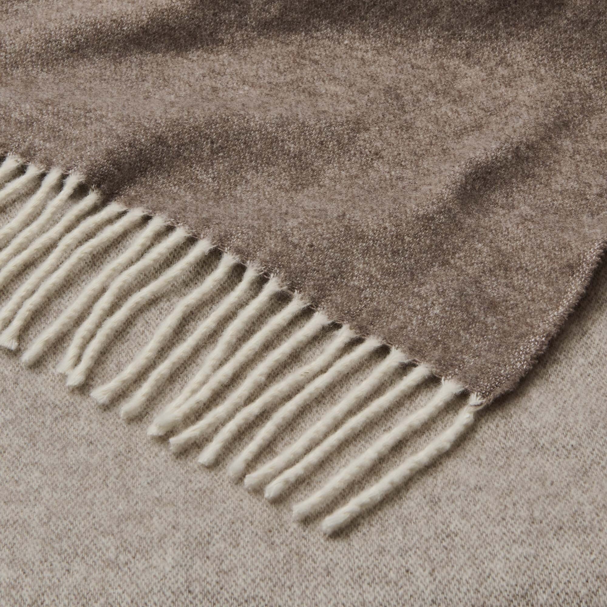 Blanket wool/cachmere Hazelnut