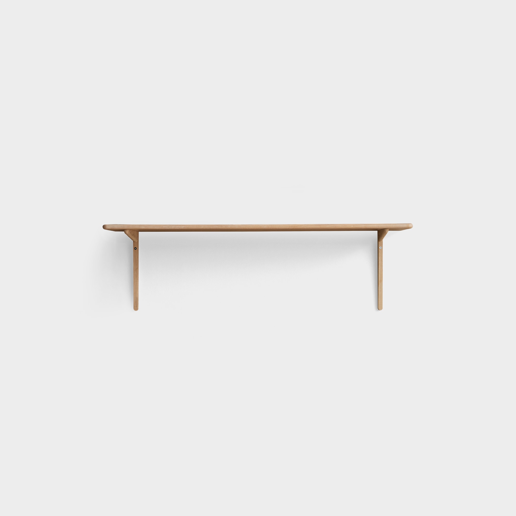 Hyllplan Rundat - Ek 90 cm