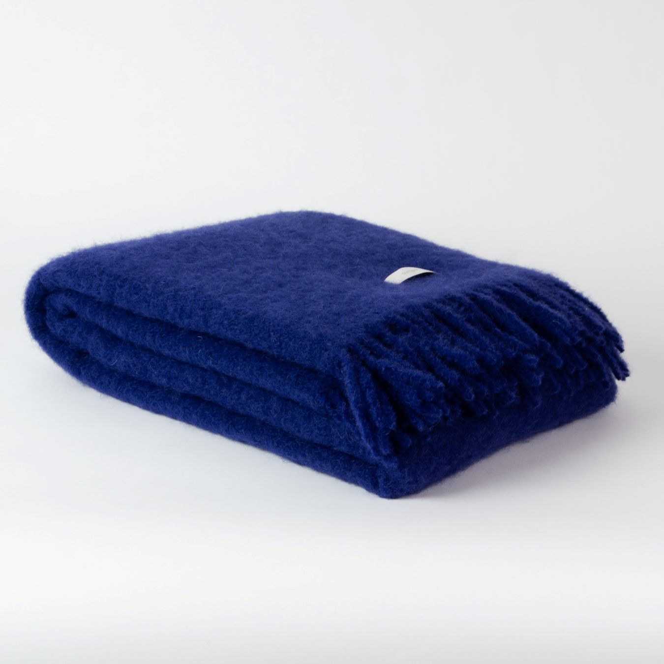 Navy outlet mohair throw